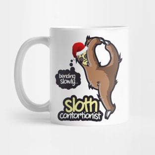 Contortionist Shirt Funny Sloth Bending Yoga Christmas Gift Mug